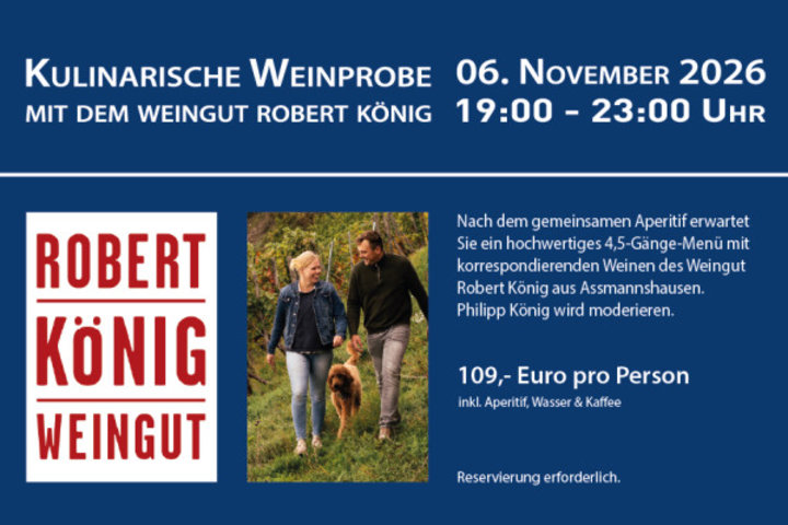 Weinprobe Robert König