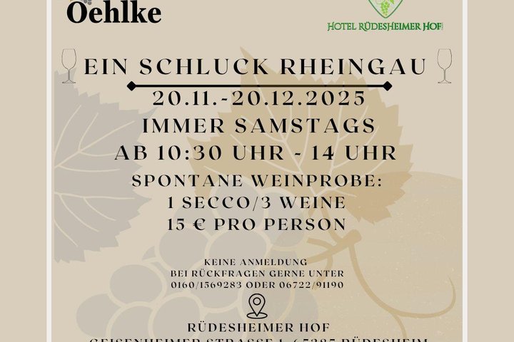 Flyer Weinprobe mit Zeit
