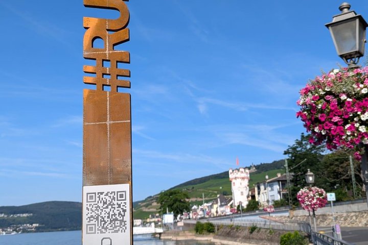 Gude Blick Stele am Hafenpark
