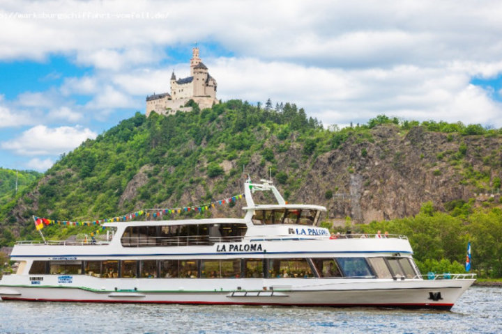 Die La Paloma auf Mittelrheintour